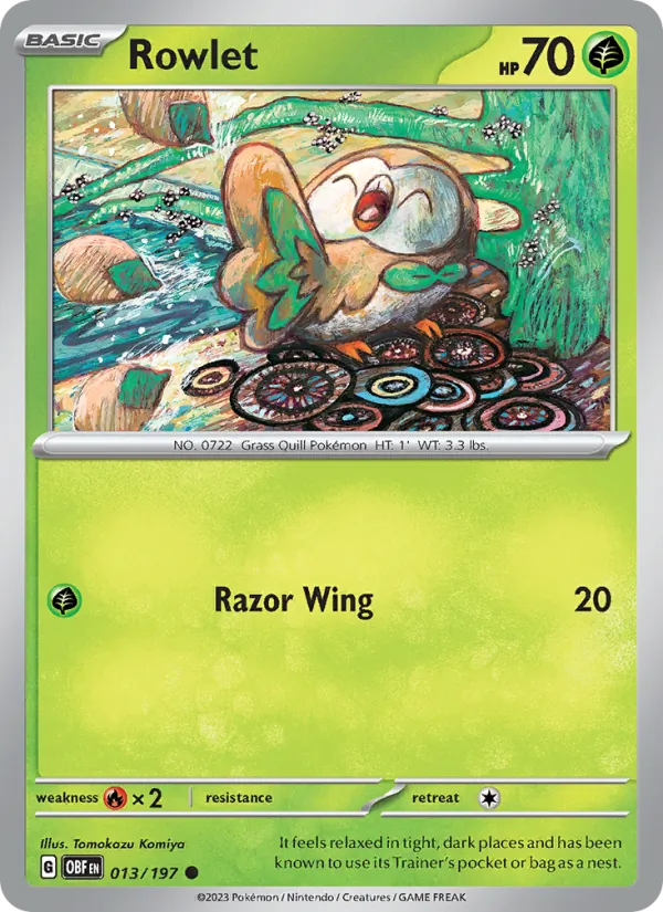 Rowlet #13/197