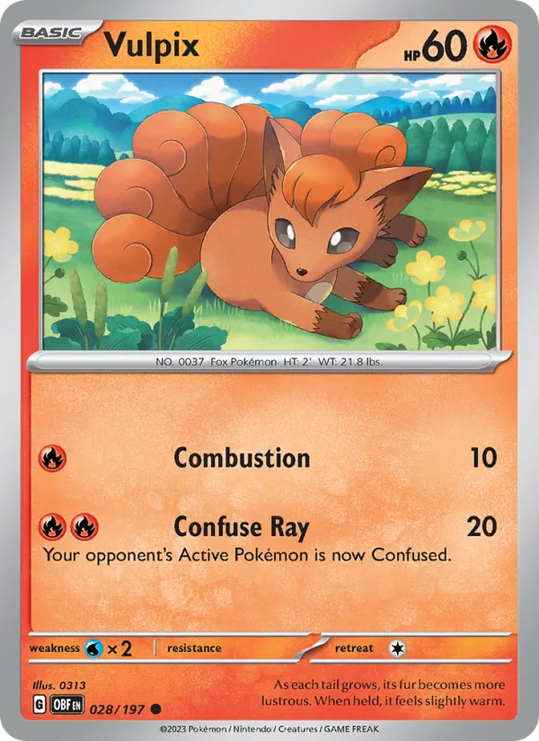 Vulpix #28/197