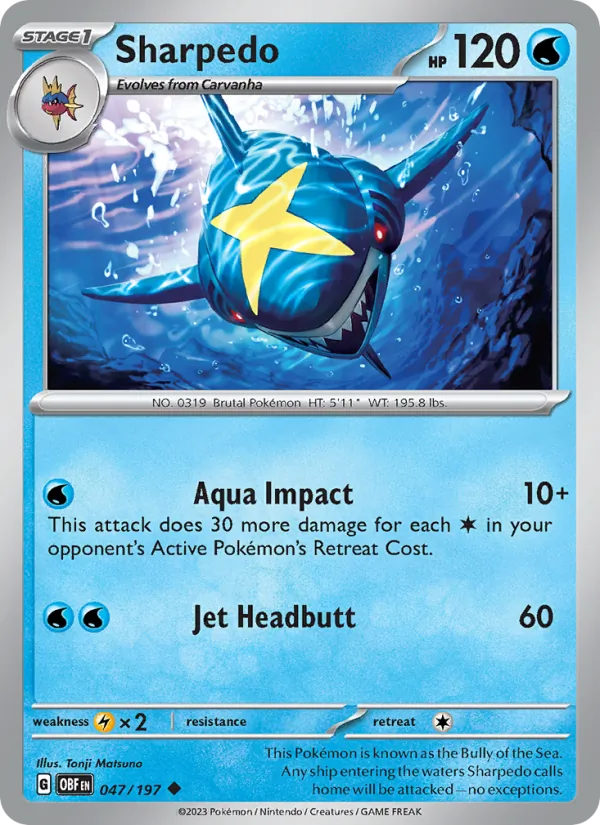 Sharpedo #47/197