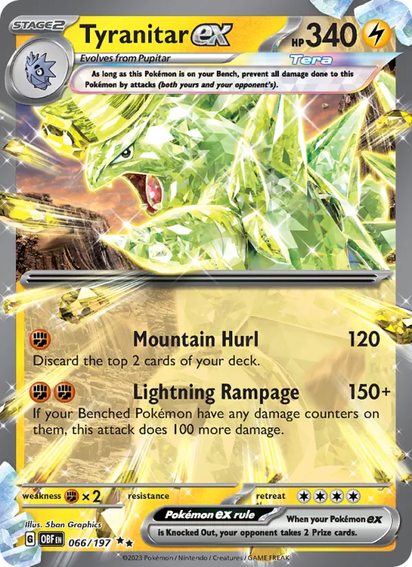 Tyranitar ex #66/197