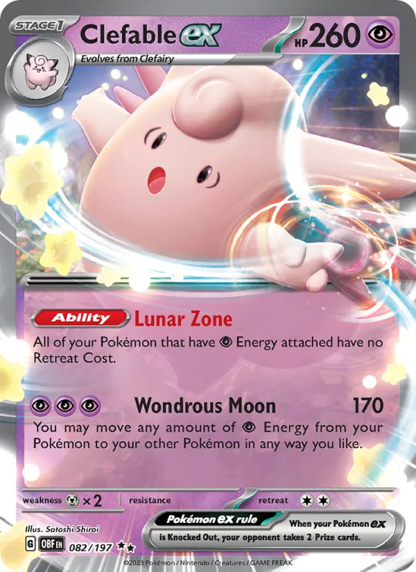Clefable ex #82/197