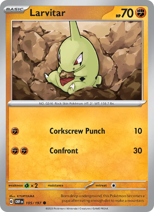 Larvitar #105/197