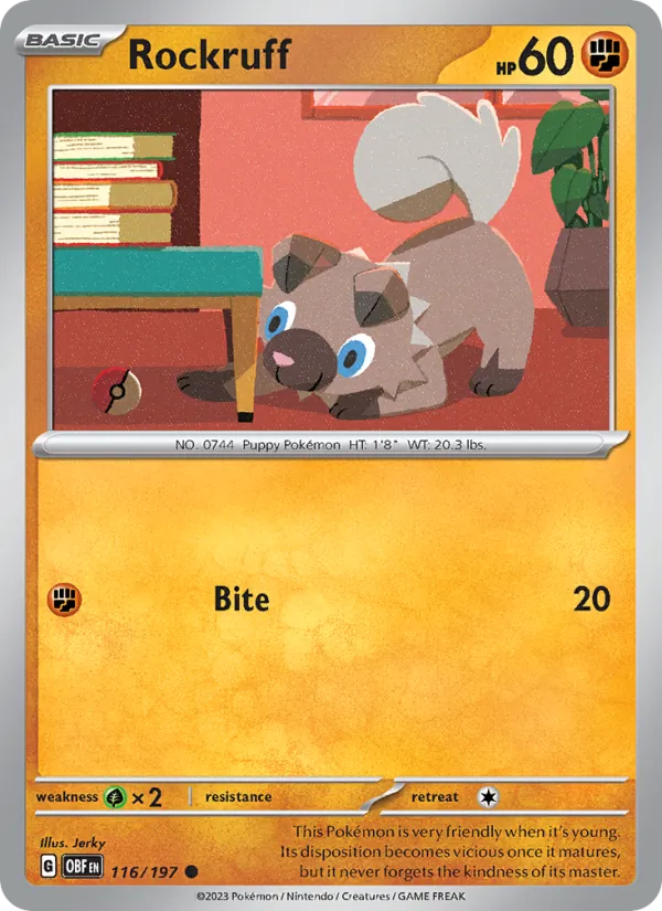 Rockruff #116/197
