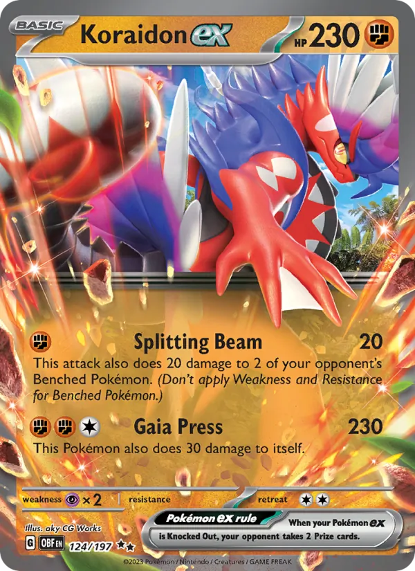 Koraidon ex #124/197