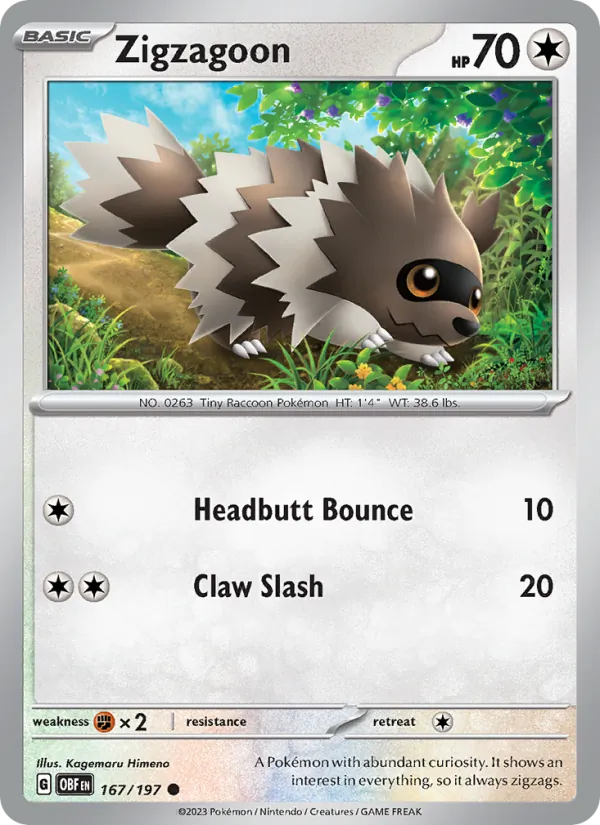 Zigzagoon #167/197