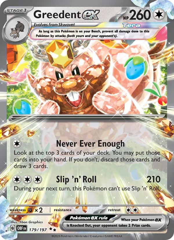Greedent ex #179/197