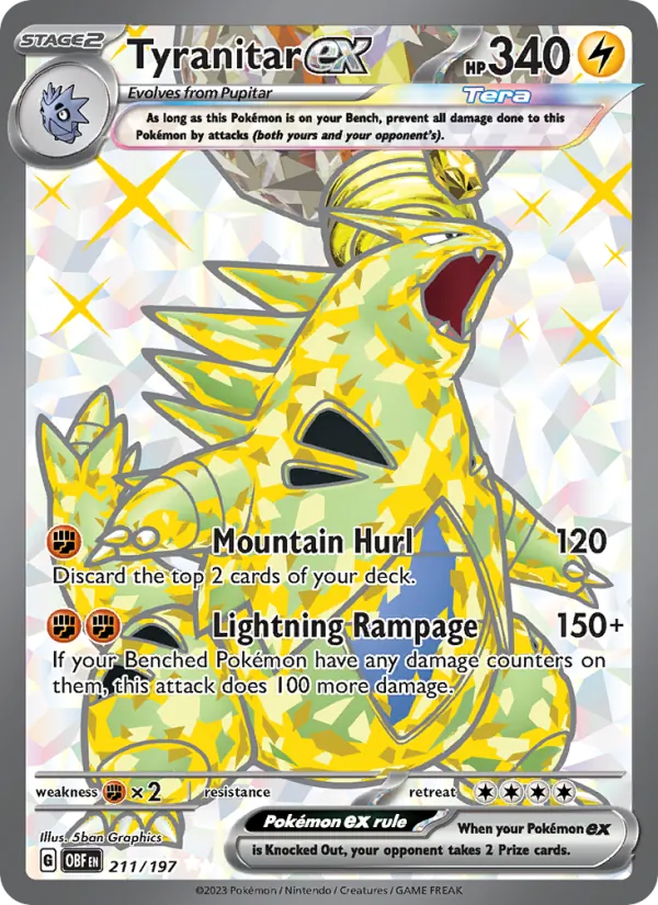 Tyranitar ex #211/197