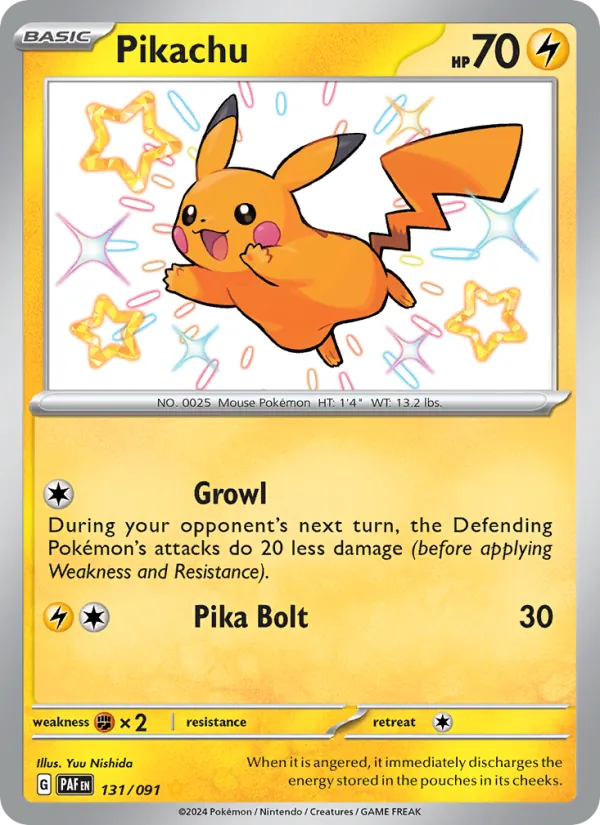 Pikachu #131/91