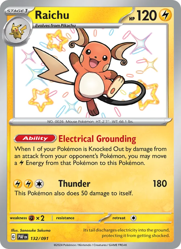 Raichu #132/91