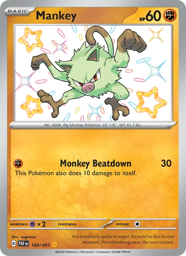 Mankey #169/91
