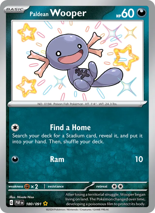 Paldean Wooper #180/91