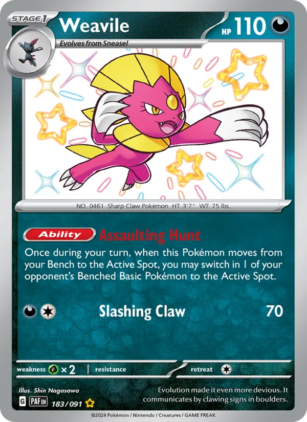 Weavile #183/91