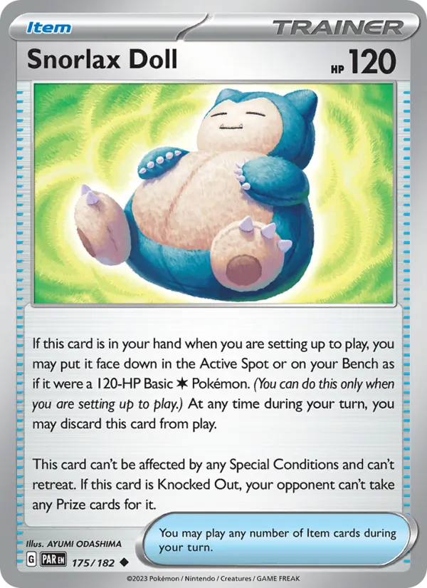 Snorlax Doll #175/182