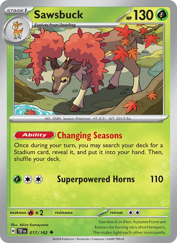 Sawsbuck #17/162