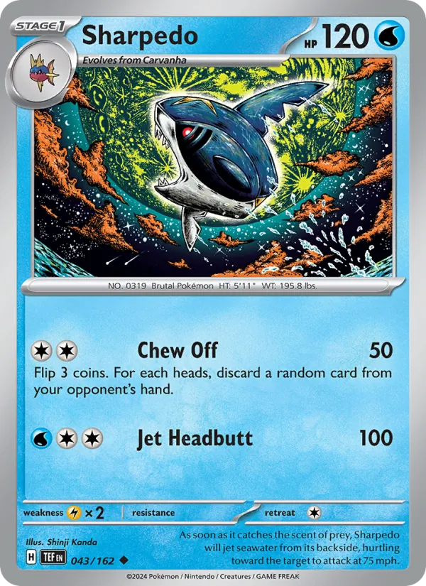 Sharpedo #43/162
