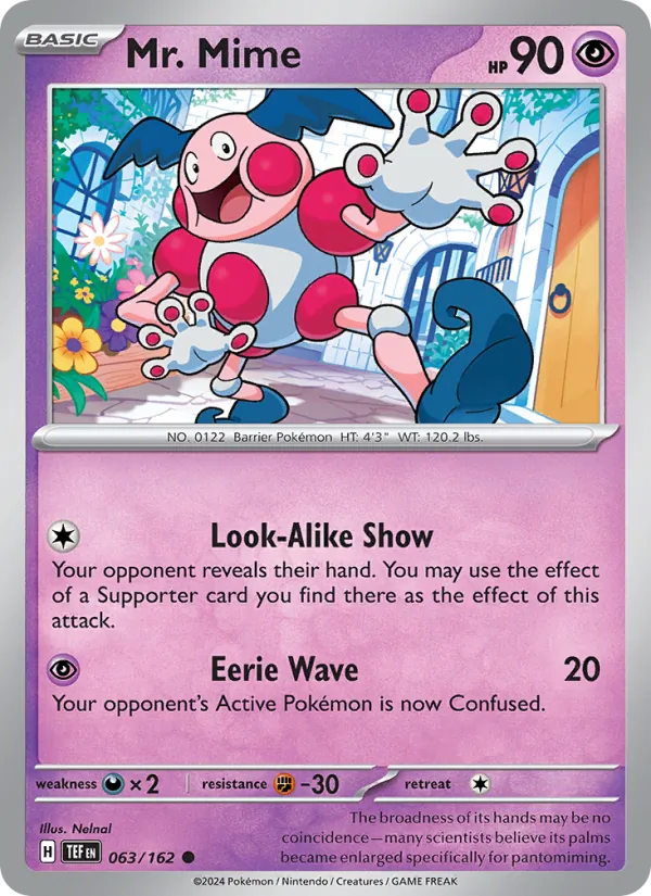 Mr. Mime #63/162