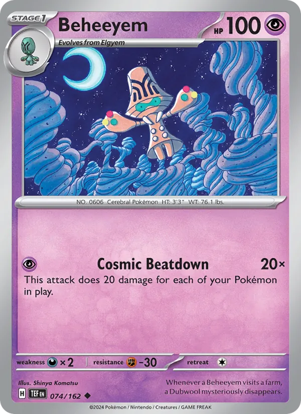 Beheeyem #74/162