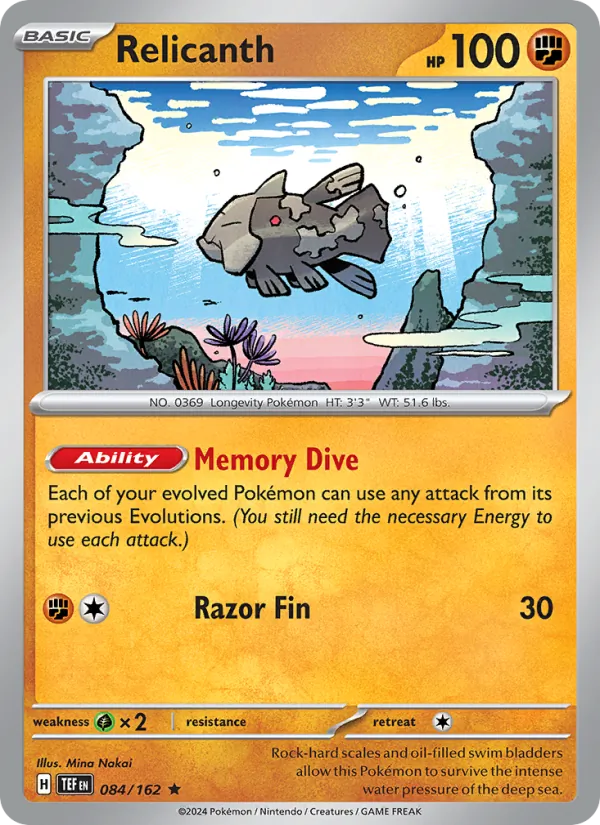 Relicanth #84/162