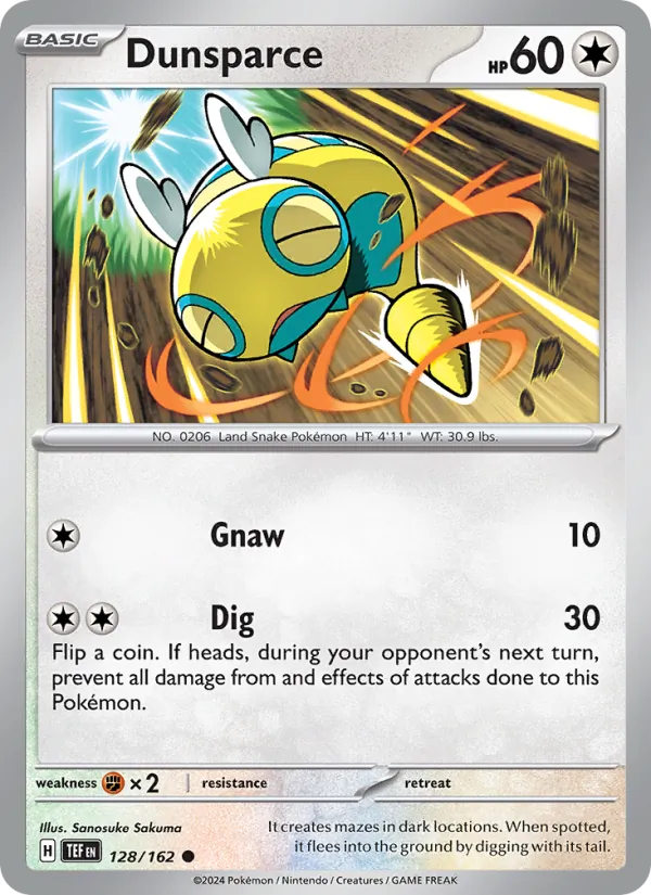 Dunsparce #128/162