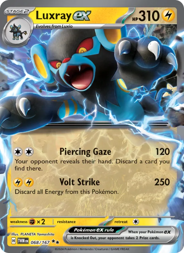 Luxray ex #68/167