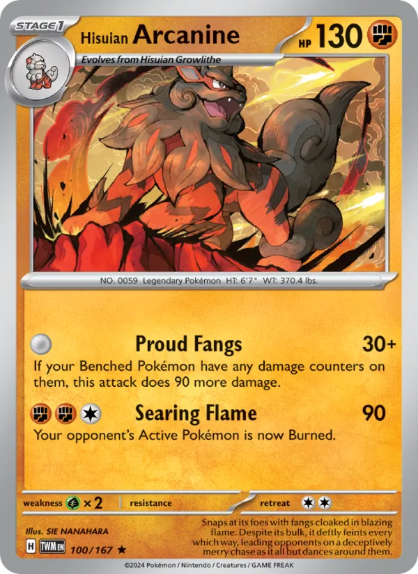 Hisuian Arcanine #100/167