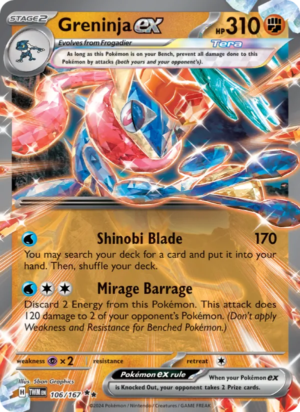 Greninja ex #106/167