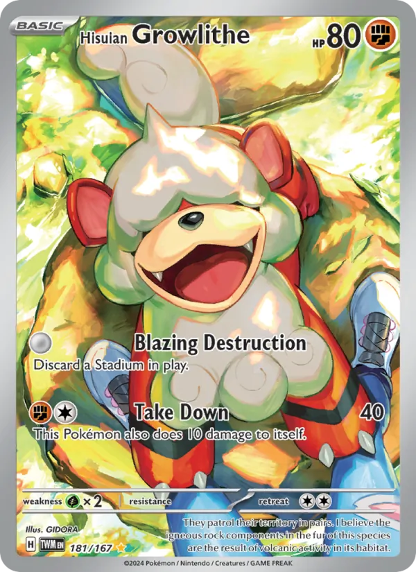 Hisuian Growlithe #181/167