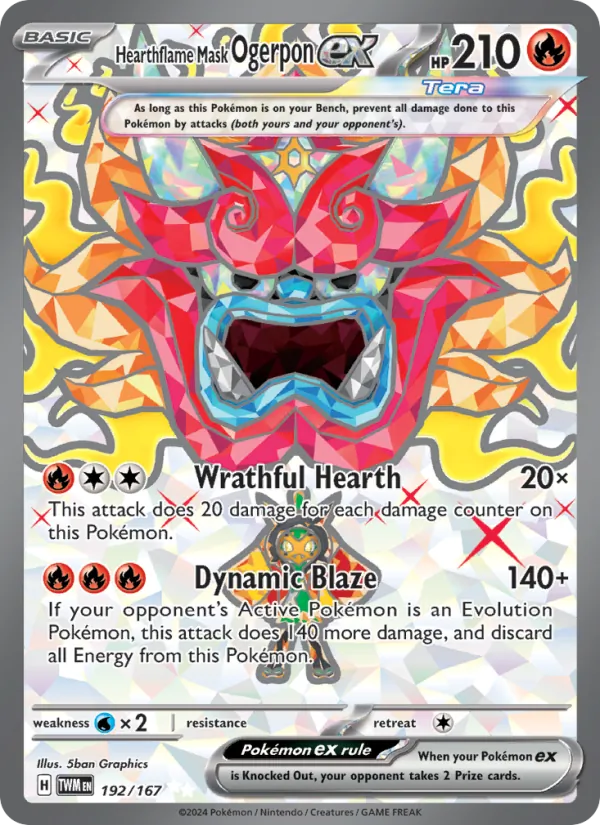Hearthflame Mask Ogerpon ex #192/167