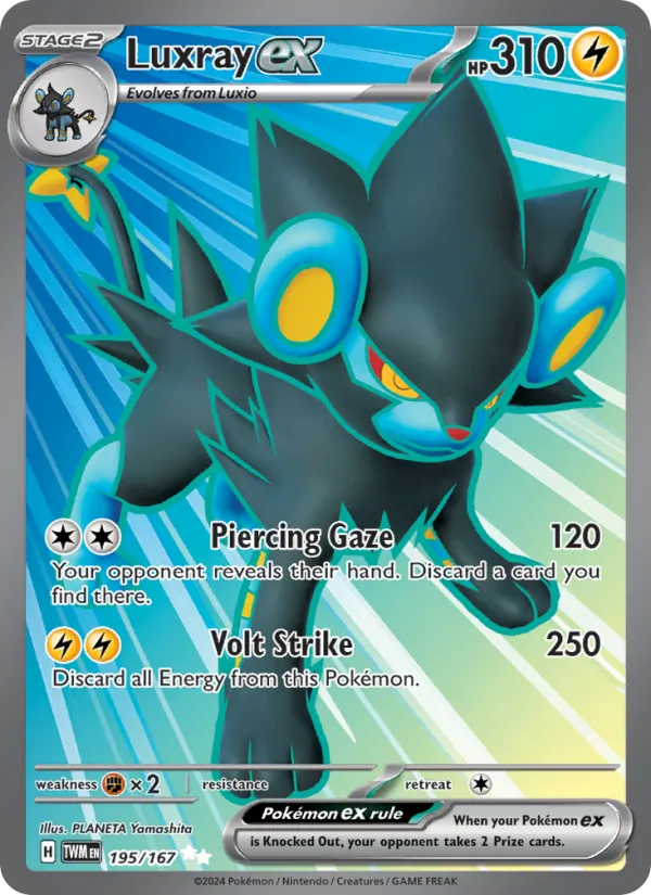 Luxray ex #195/167