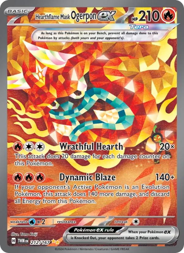 Hearthflame Mask Ogerpon ex #212/167