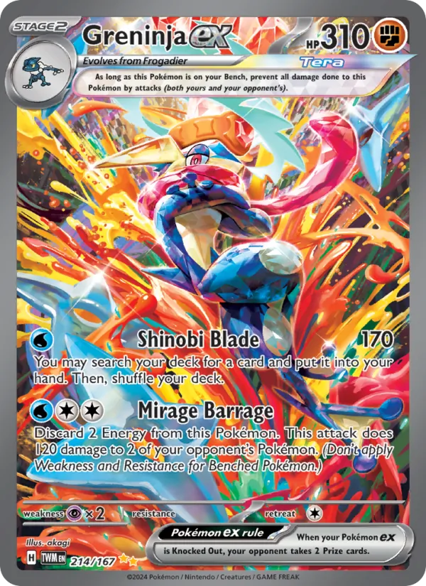 Greninja ex #214/167