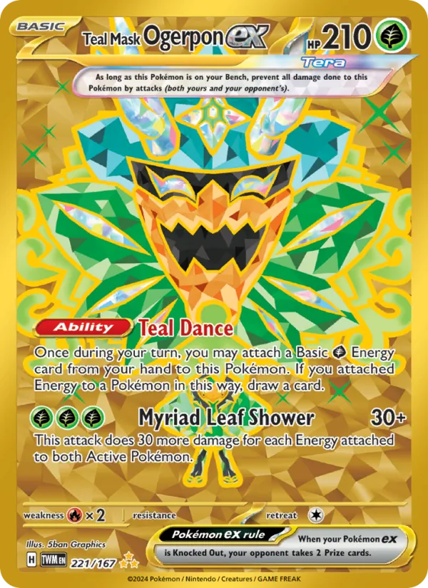 Teal Mask Ogerpon ex #221/167