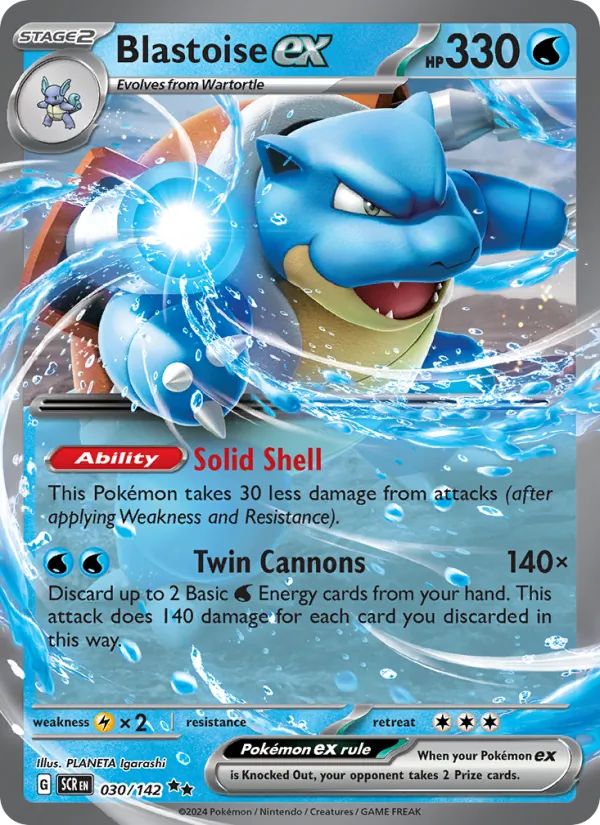 Blastoise ex #30/142