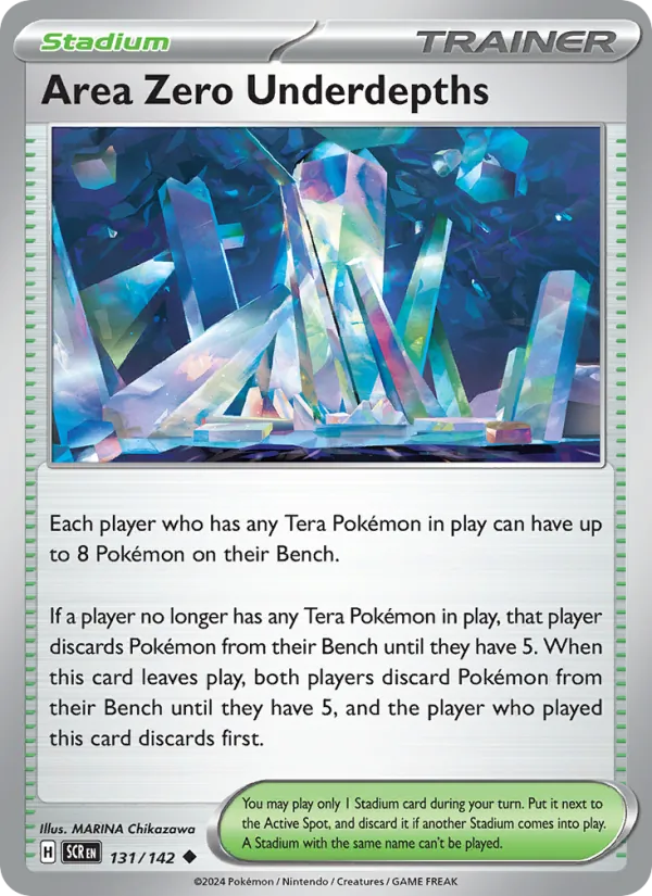 Area Zero Underdepths #131/142