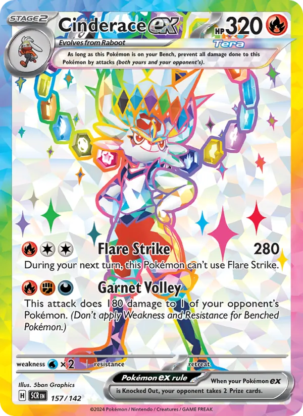 Cinderace ex #157/142