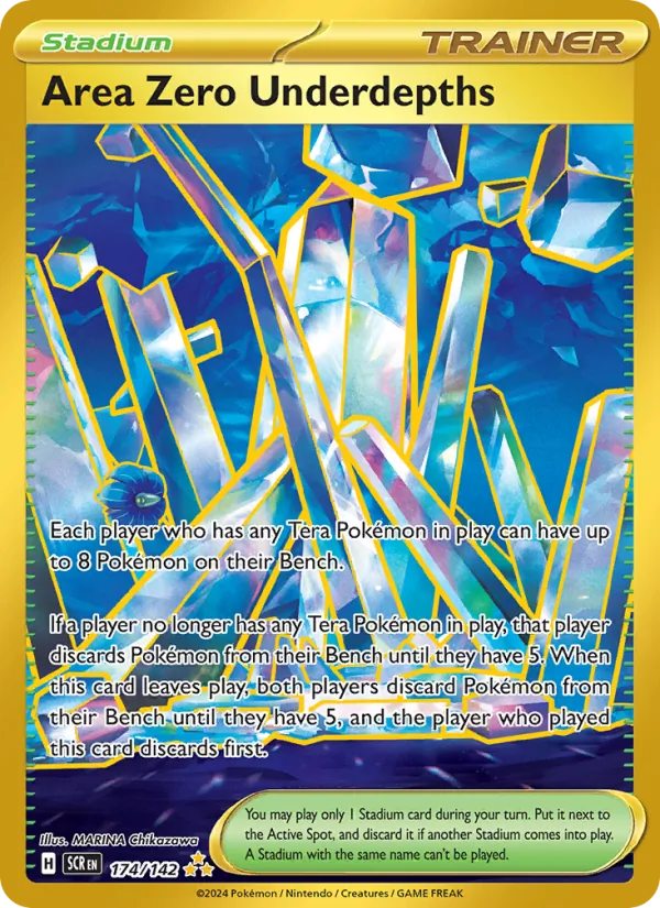 Area Zero Underdepths #174/142