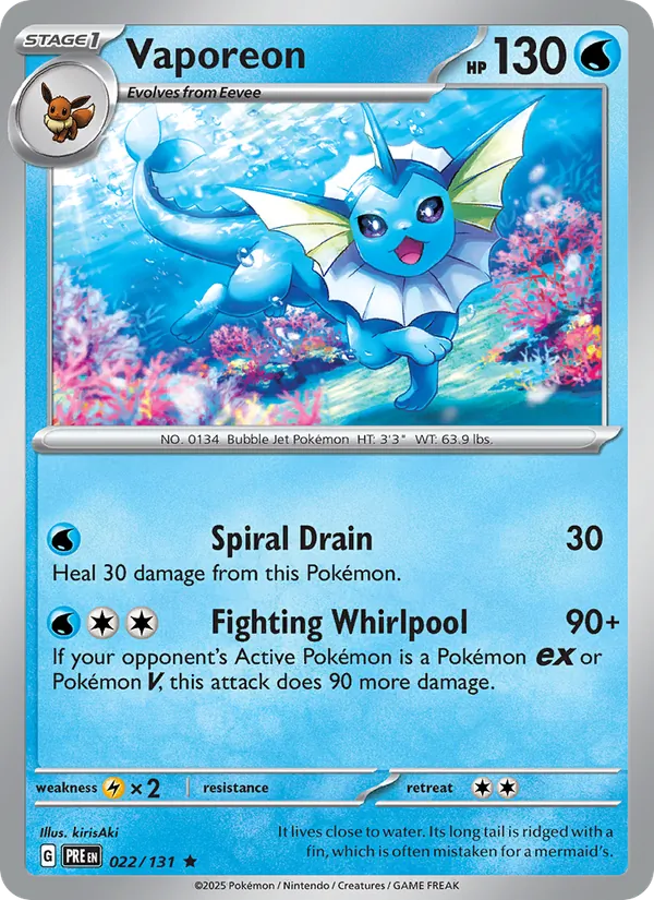 Vaporeon #22/131