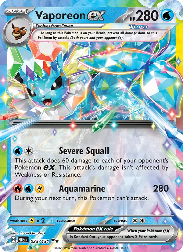 Vaporeon ex #23/131