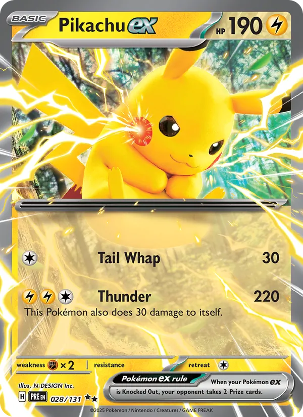 Pikachu ex #28/131