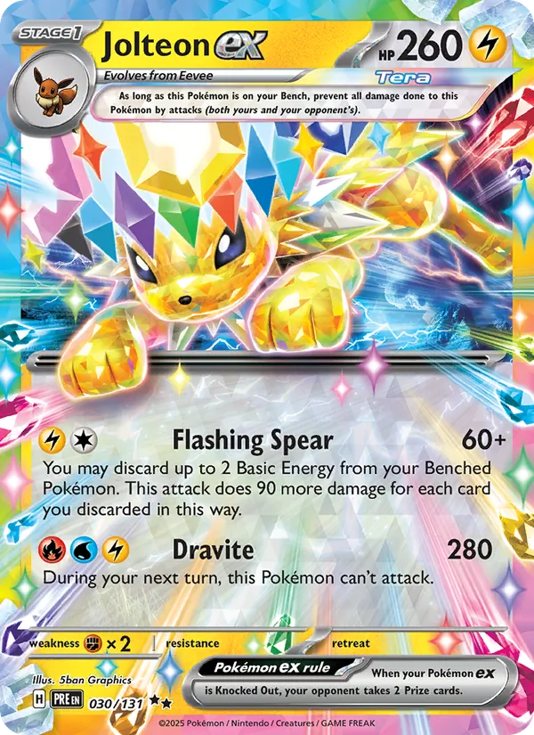 Jolteon ex #30/131