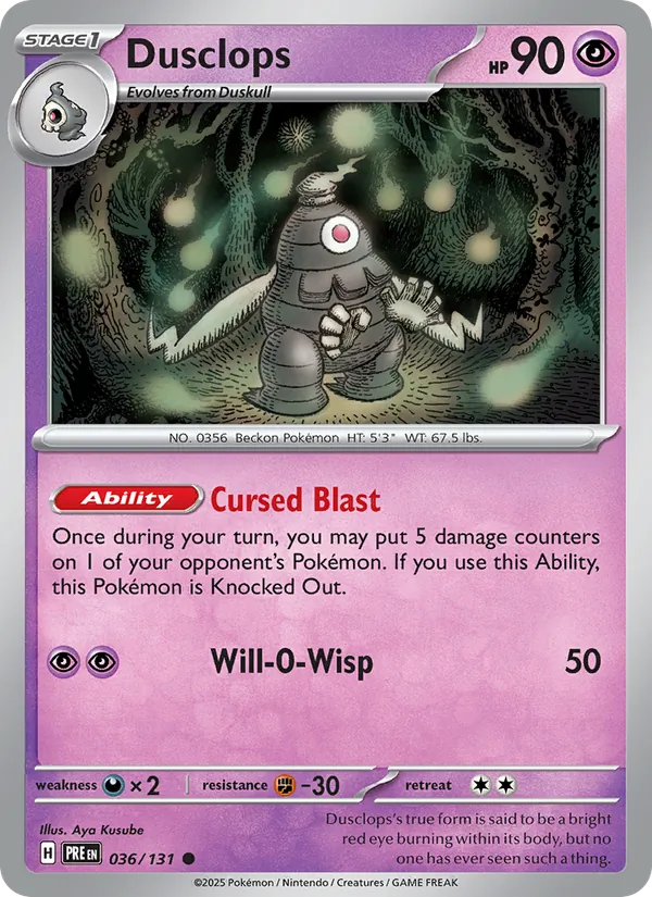 Dusclops #36/131