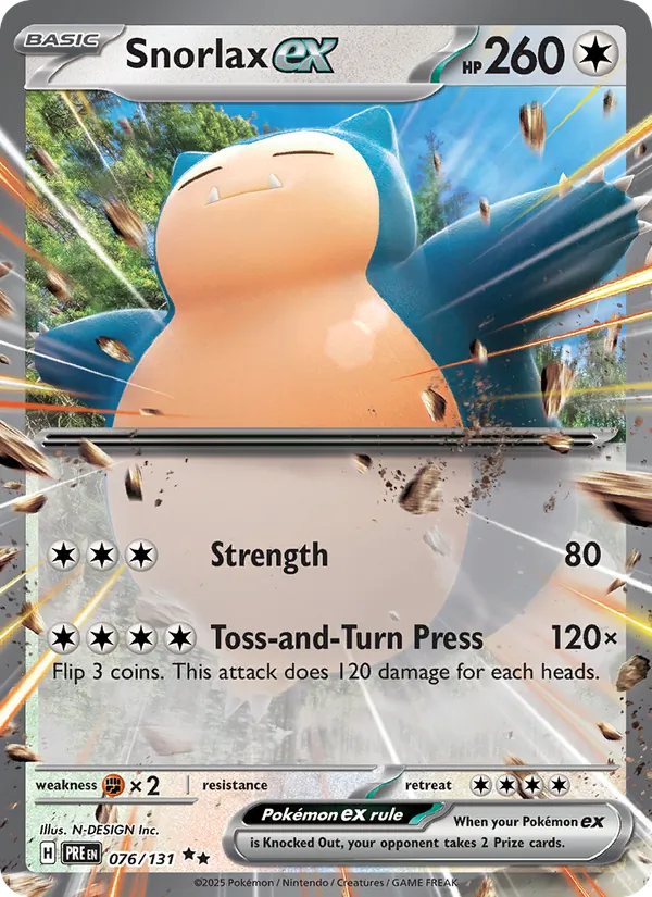 Snorlax ex #76/131