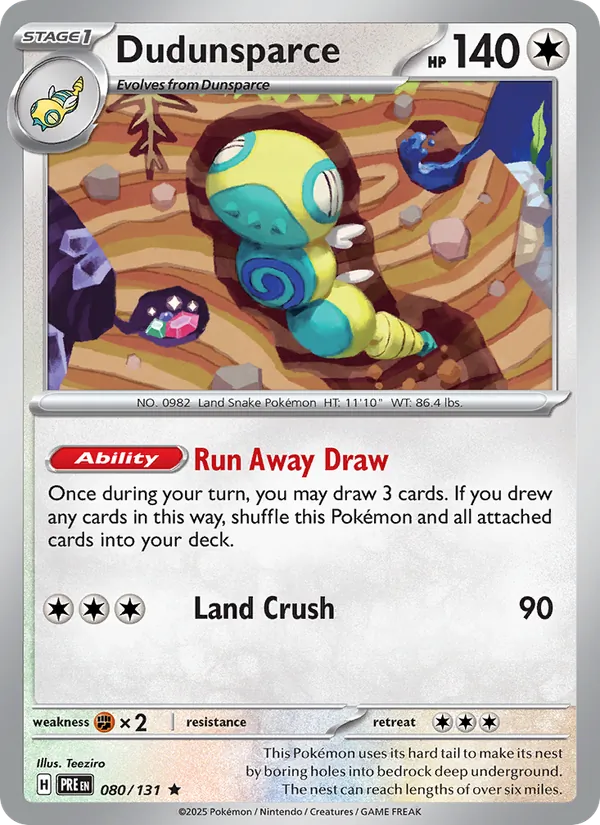 Dudunsparce #80/131