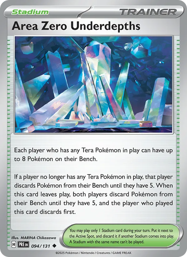 Area Zero Underdepths #94/131