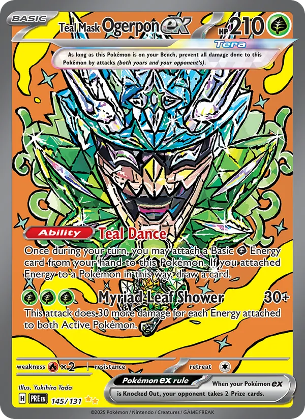 Teal Mask Ogerpon ex #145/131