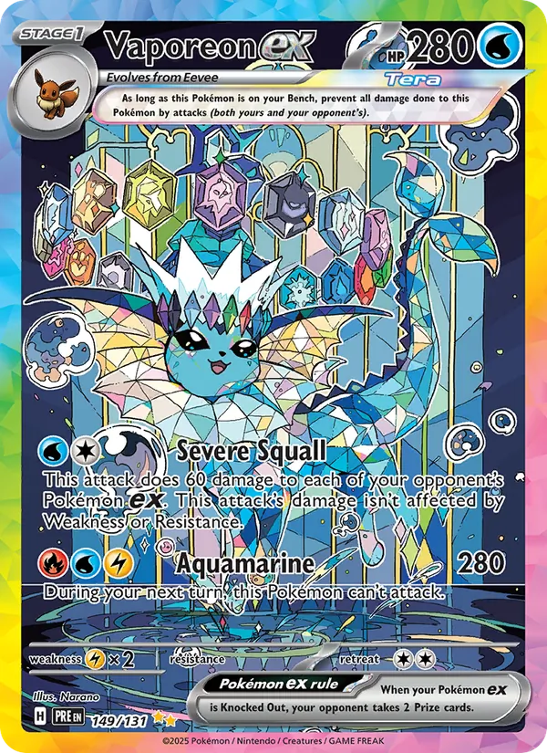 Vaporeon ex #149/131