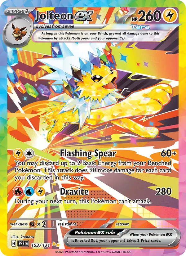 Jolteon ex #153/131