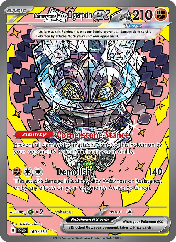 Cornerstone Mask Ogerpon ex #160/131