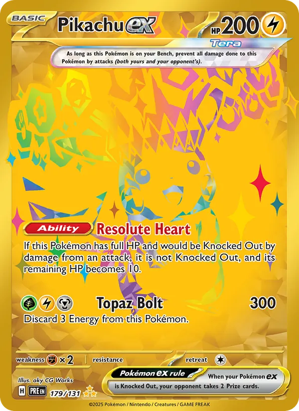 Pikachu ex #179/131