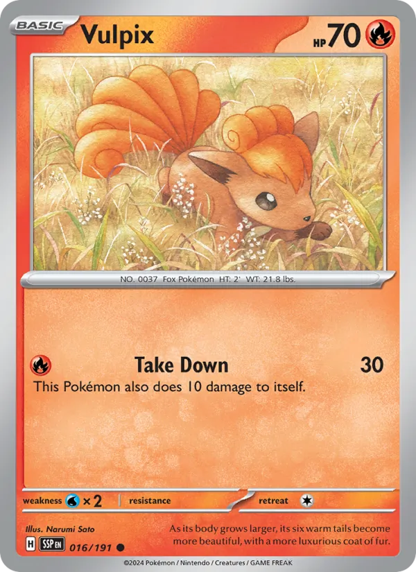 Vulpix #16/191